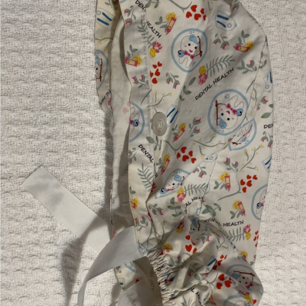 Cute Dental Print Scrub Cap